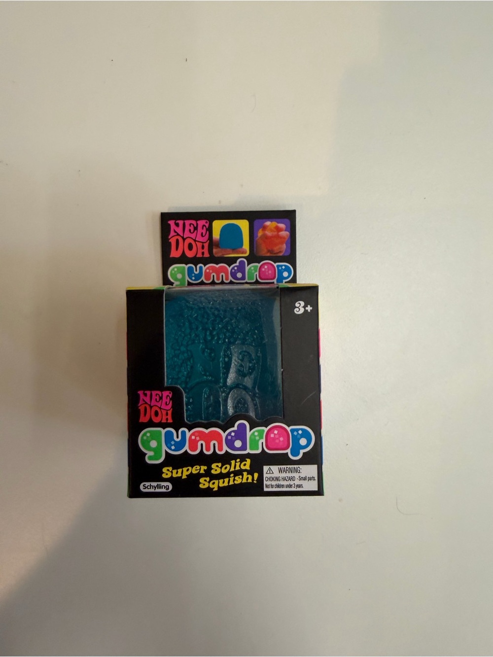 NeeDoh Gumdrop Super Solid Squish - Blue